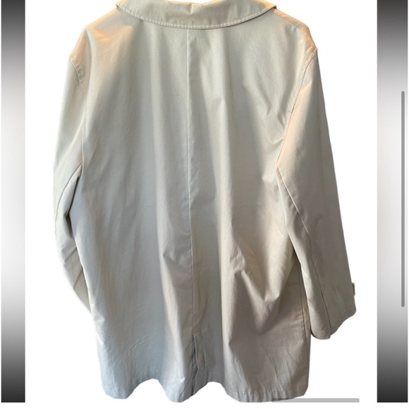 Vintage 100% Cotton Lands End Rain Coat - Picture 2 of 8